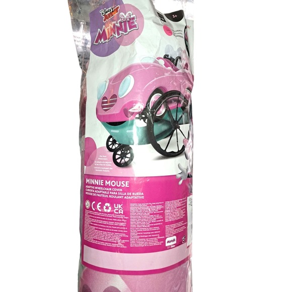 NIB-Pink Minnie Adaptive Wheelchair Cover Costume SUPER CUTE & SUPER FUN! - Picture 8 of 8